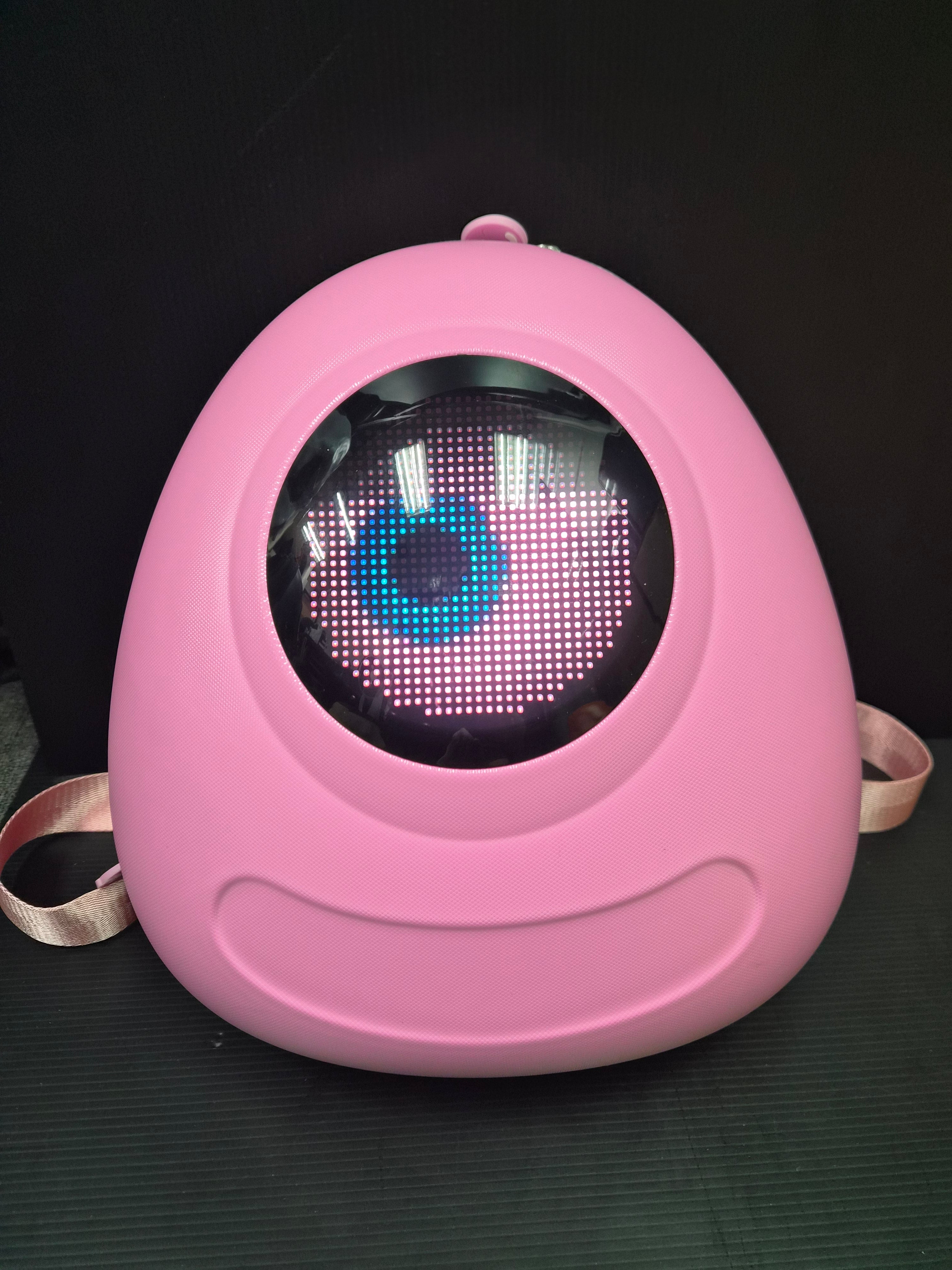 Pink Monster LED Eye Backpack