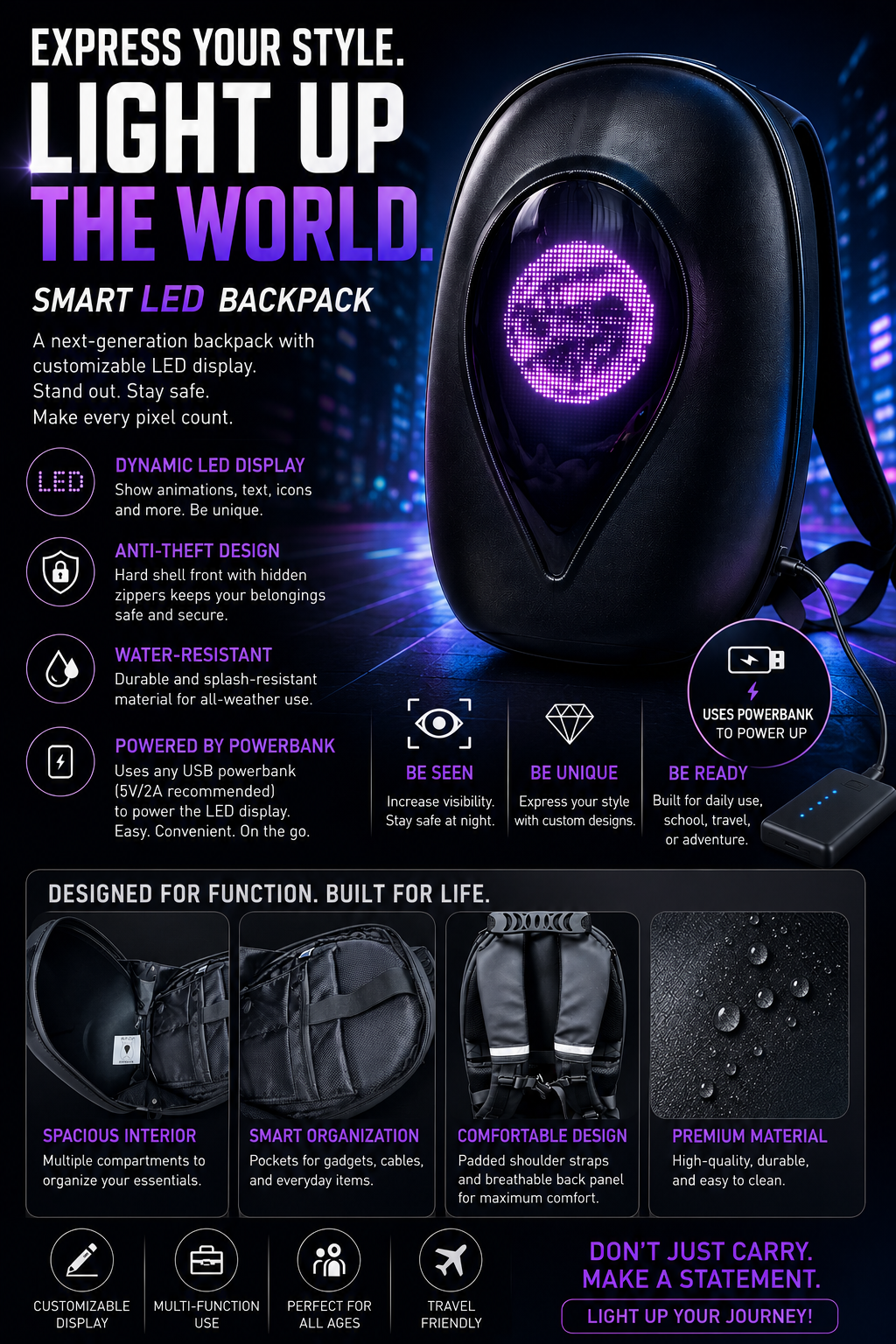 Led Knight bag