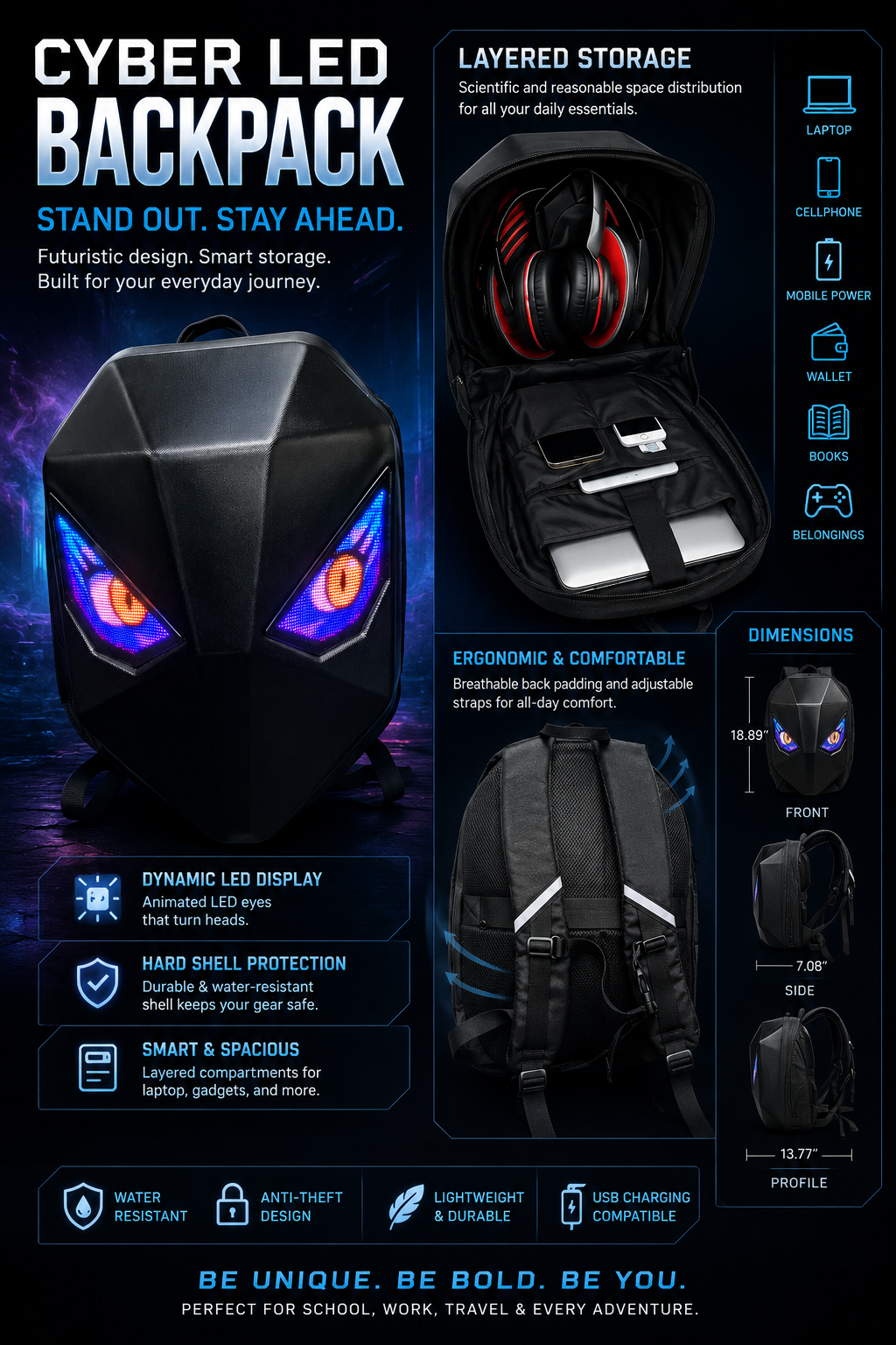 LED Backpack