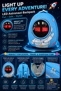 Astronaut LED Backpack 🚀✨
