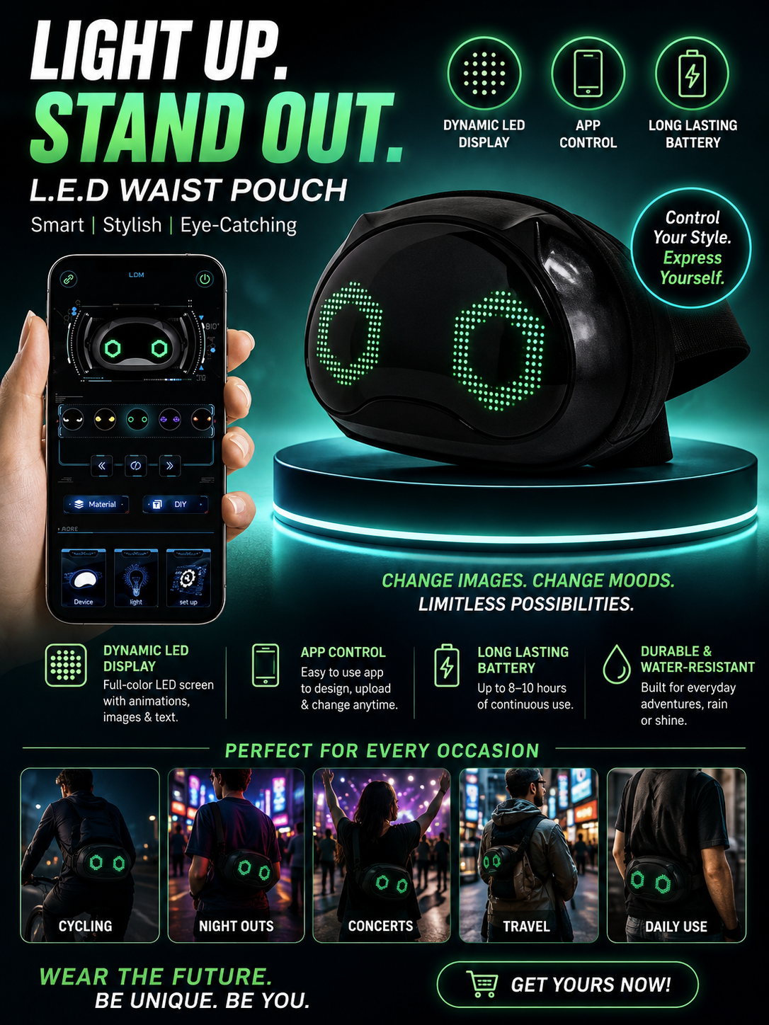 Led Waist Pouch