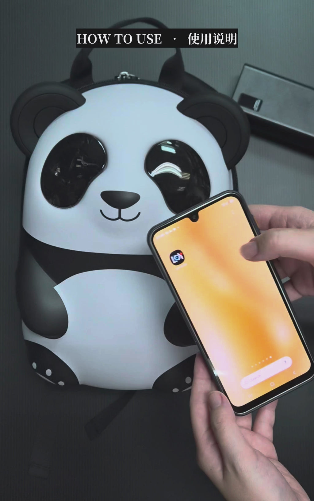 🐼 Panda LED Backpack